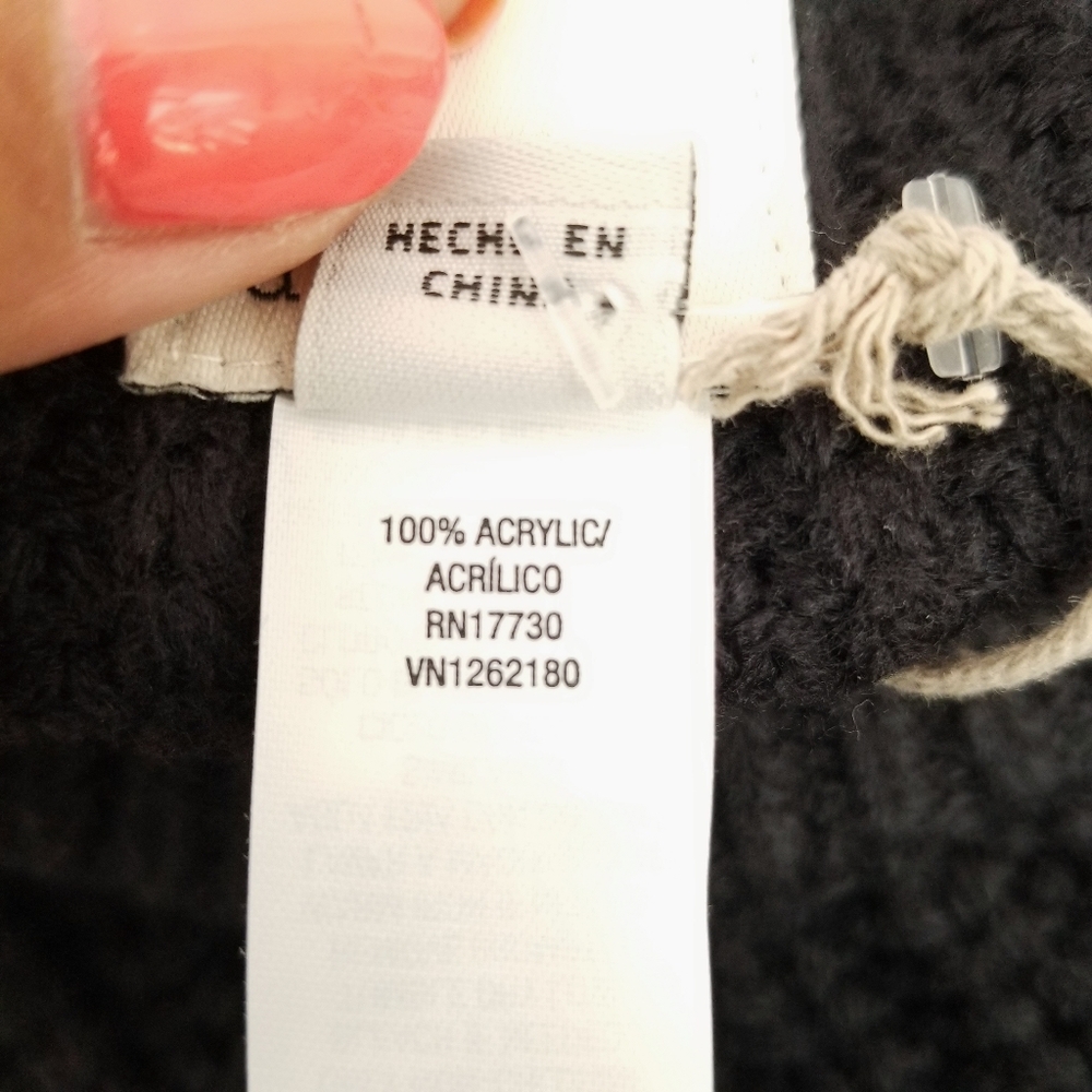 Women's Tabard Wrap Jacket - A New Day Black - Picture 6 of 10